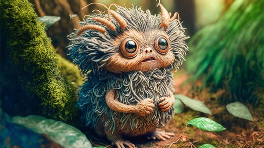 Schattig monster